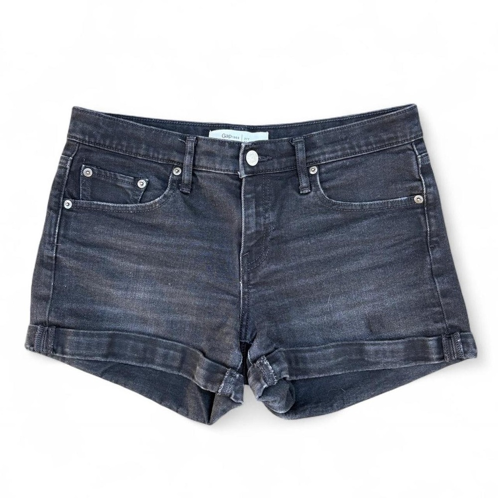 Gap Jeans For Good 3” Cuffed Denim Shorts
Faded black